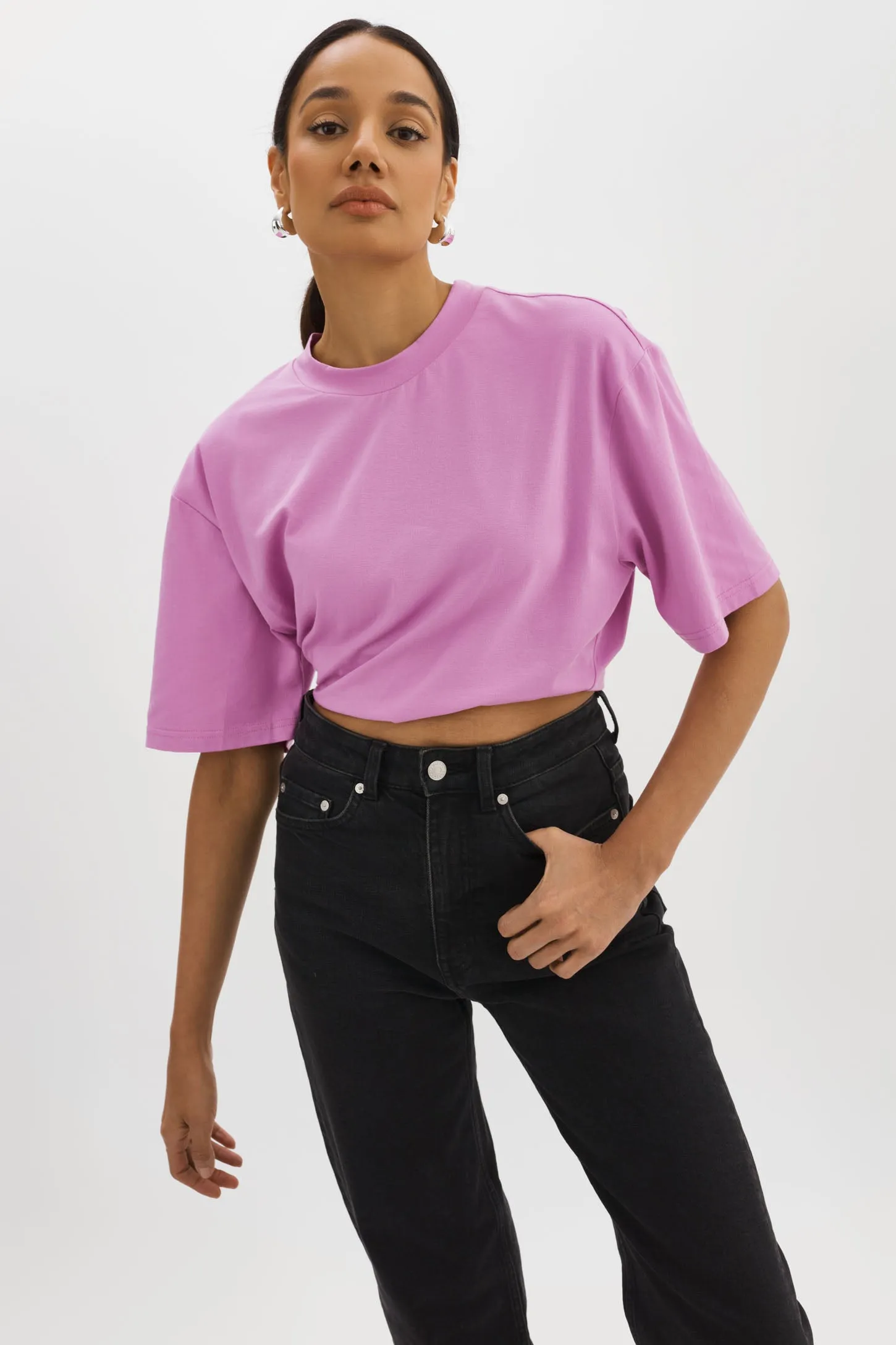 NAIA | Cropped Tee sold by LAMARQUE