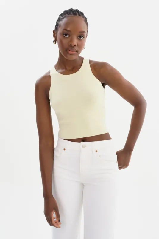 NEVINA | Knit Tank Top sold by LAMARQUE