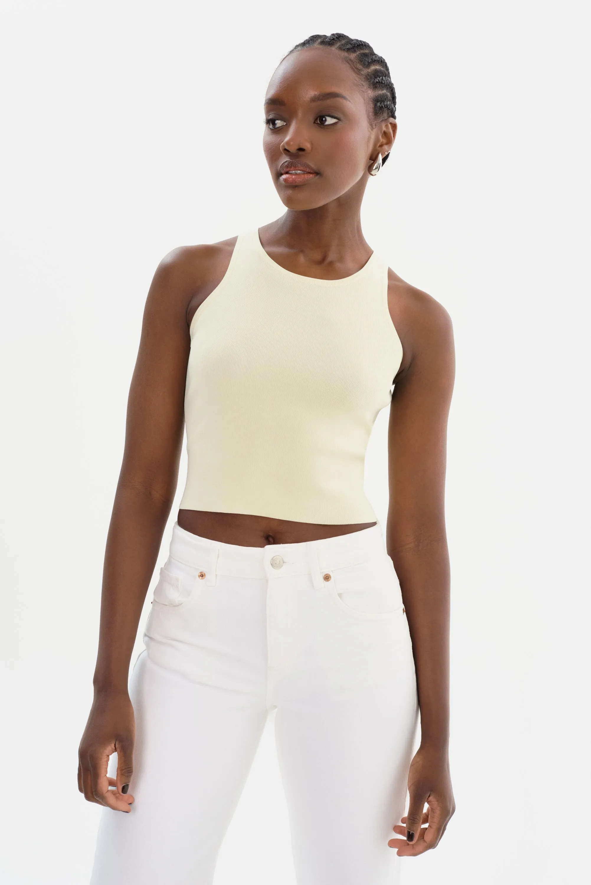 NEVINA | Knit Tank Top sold by LAMARQUE product image thumbnail 2