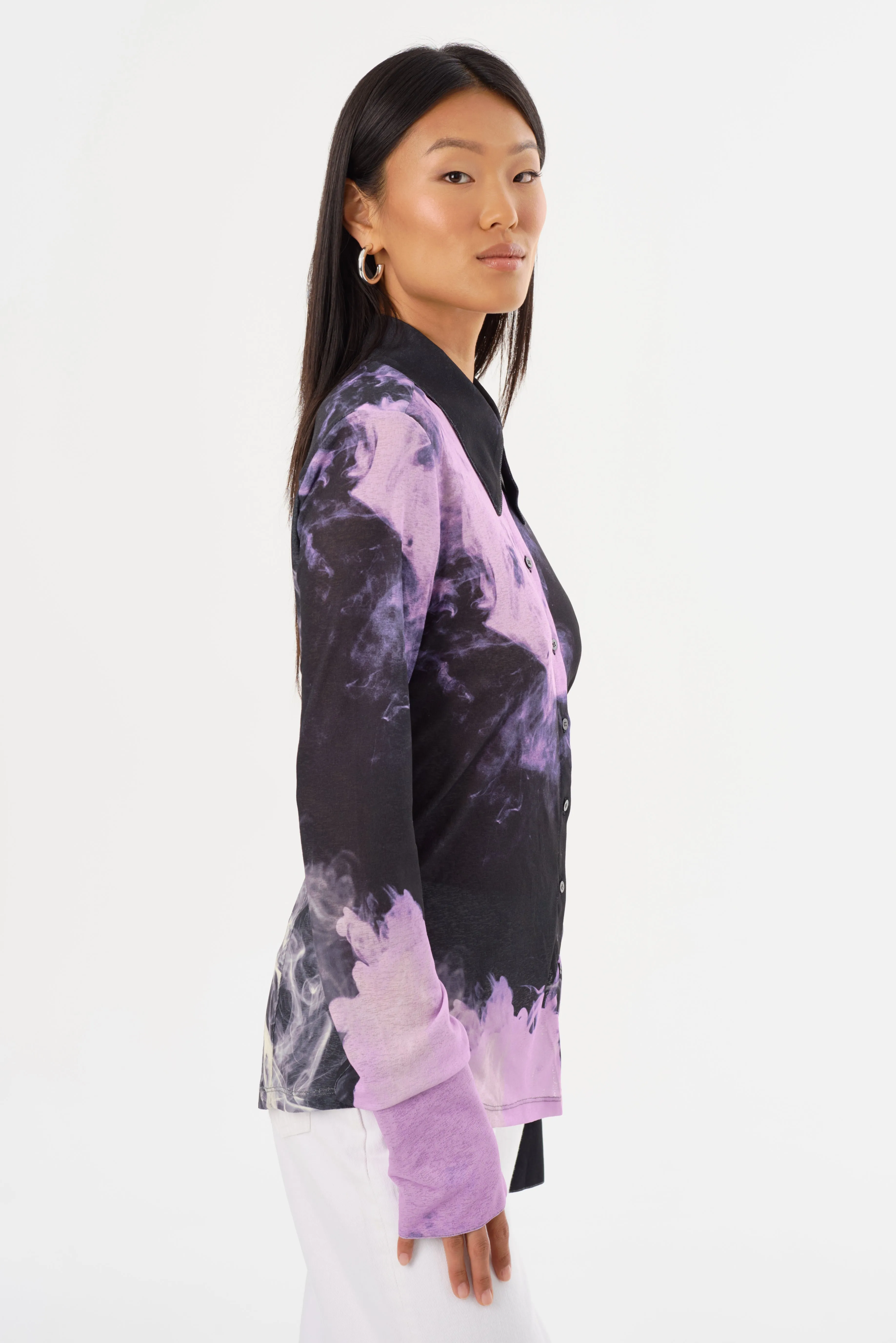 ALZINA | Printed Long Sleeve Shirt sold by LAMARQUE product image thumbnail 5