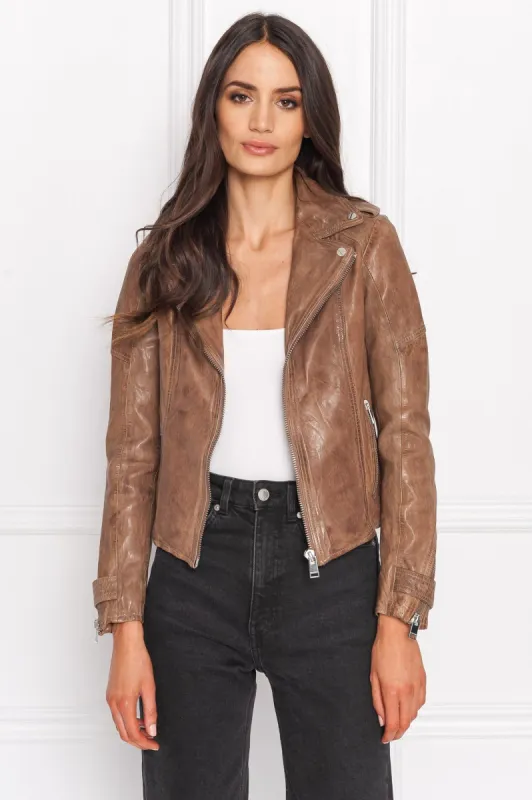 CHLOE Leather Biker Jacket sold by La Marque