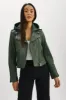 HOLY | Leather Biker Jacket with Removable Hood sold by La Marque