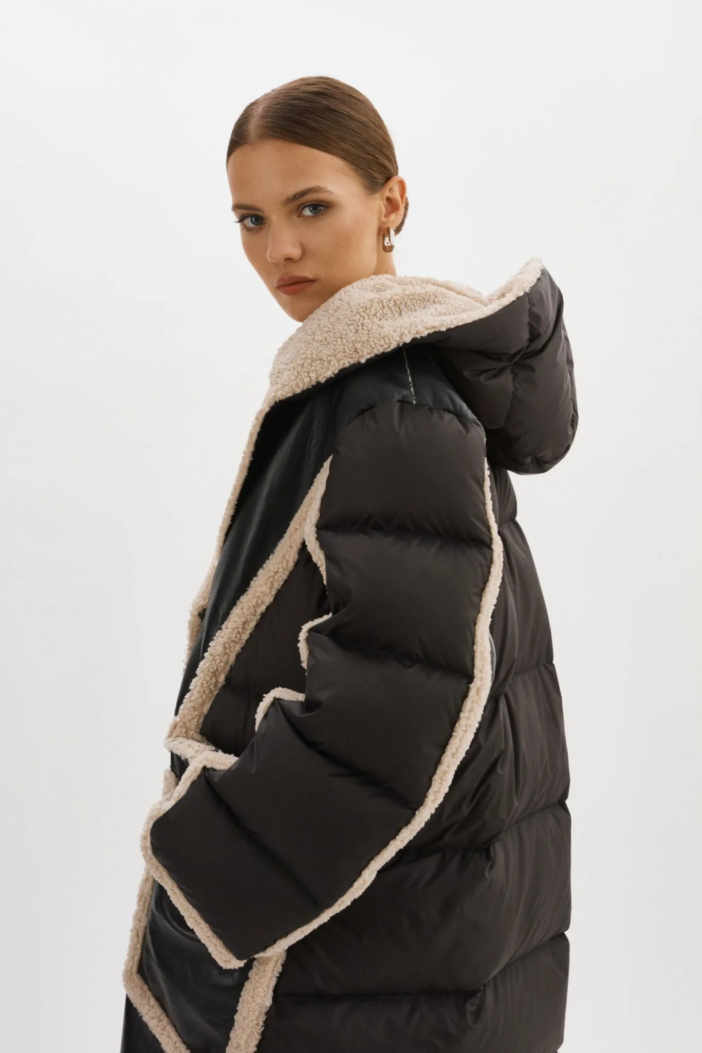 REXANA | Mixed Media Puffer Coat sold by LAMARQUE product image thumbnail 3
