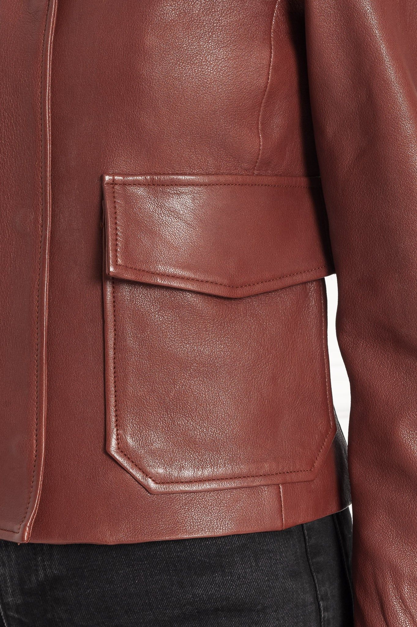 ARNELLE | Leather Jacket sold by La Marque product image thumbnail 9