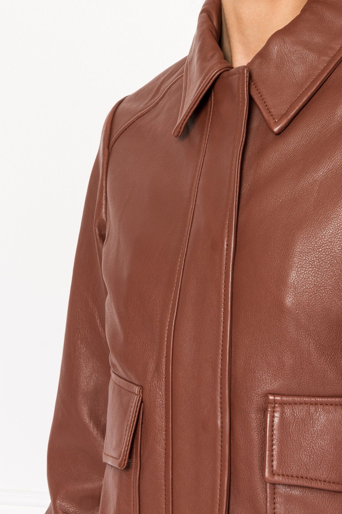 ARNELLE | Leather Jacket sold by La Marque product image thumbnail 4