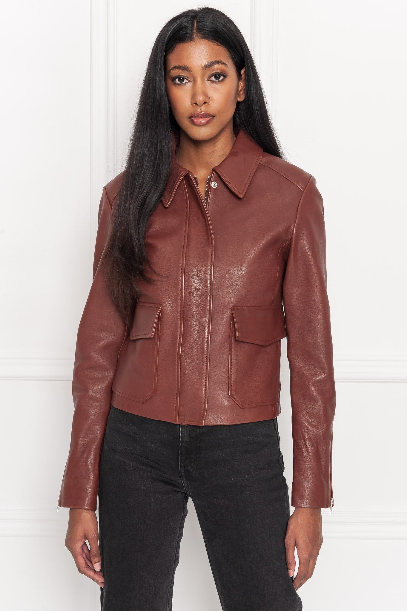ARNELLE | Leather Jacket sold by La Marque product image thumbnail 6