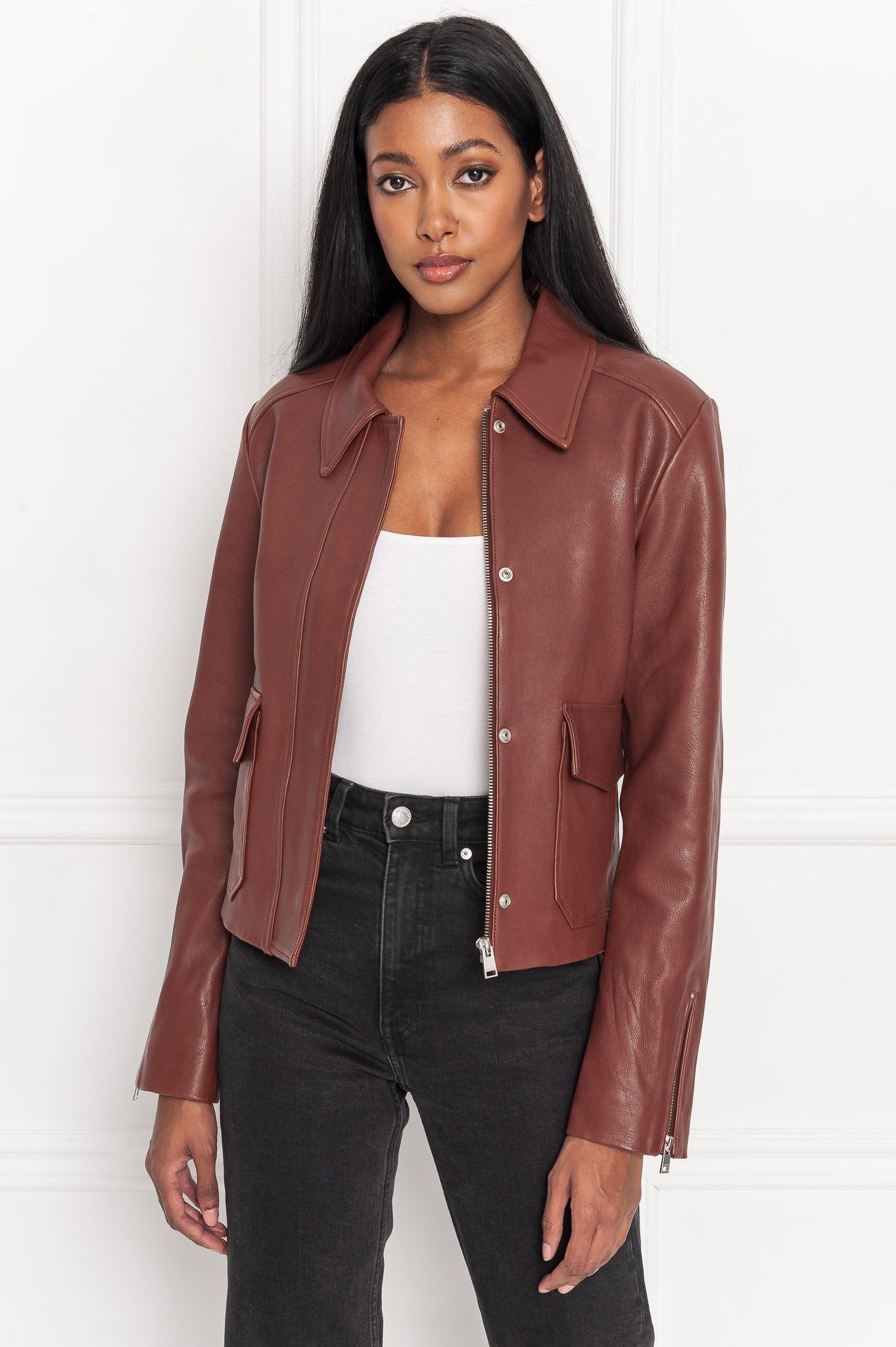ARNELLE | Leather Jacket sold by La Marque product image thumbnail 7