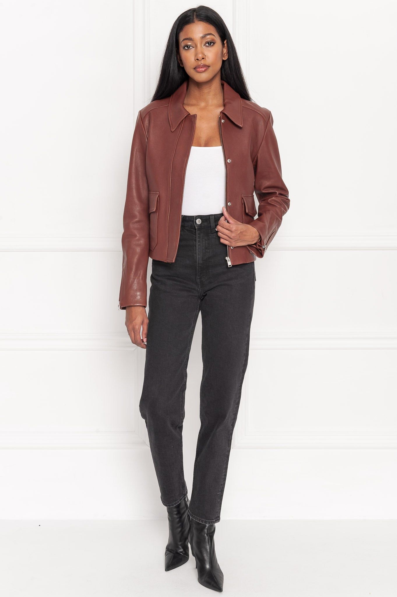 ARNELLE | Leather Jacket sold by La Marque product image thumbnail 8