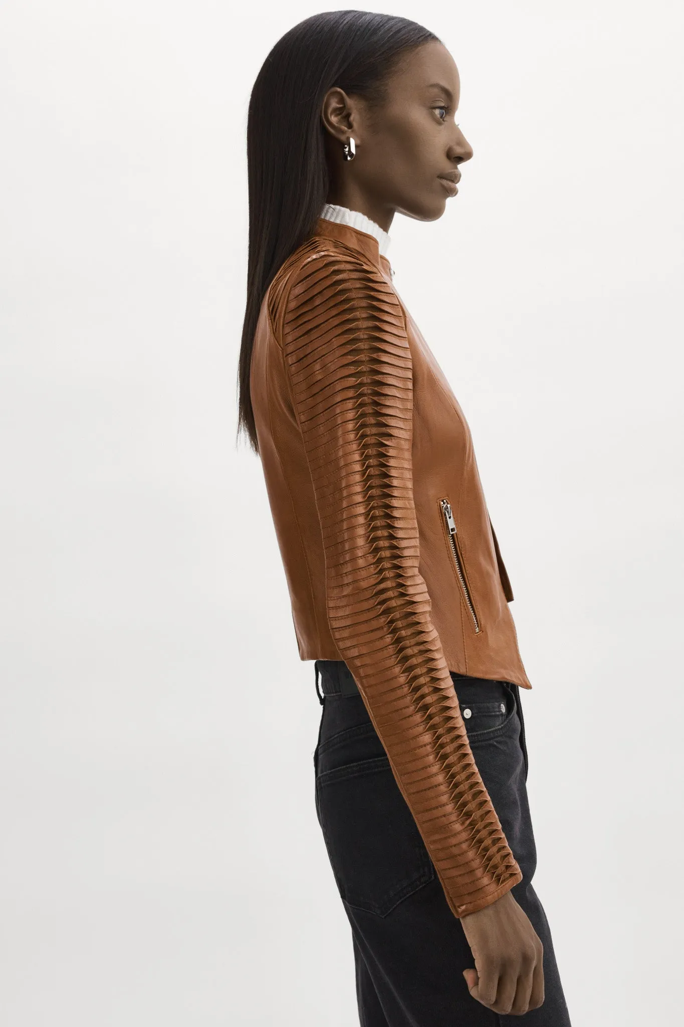 AZRA | Leather Jacket sold by LAMARQUE product image thumbnail 4