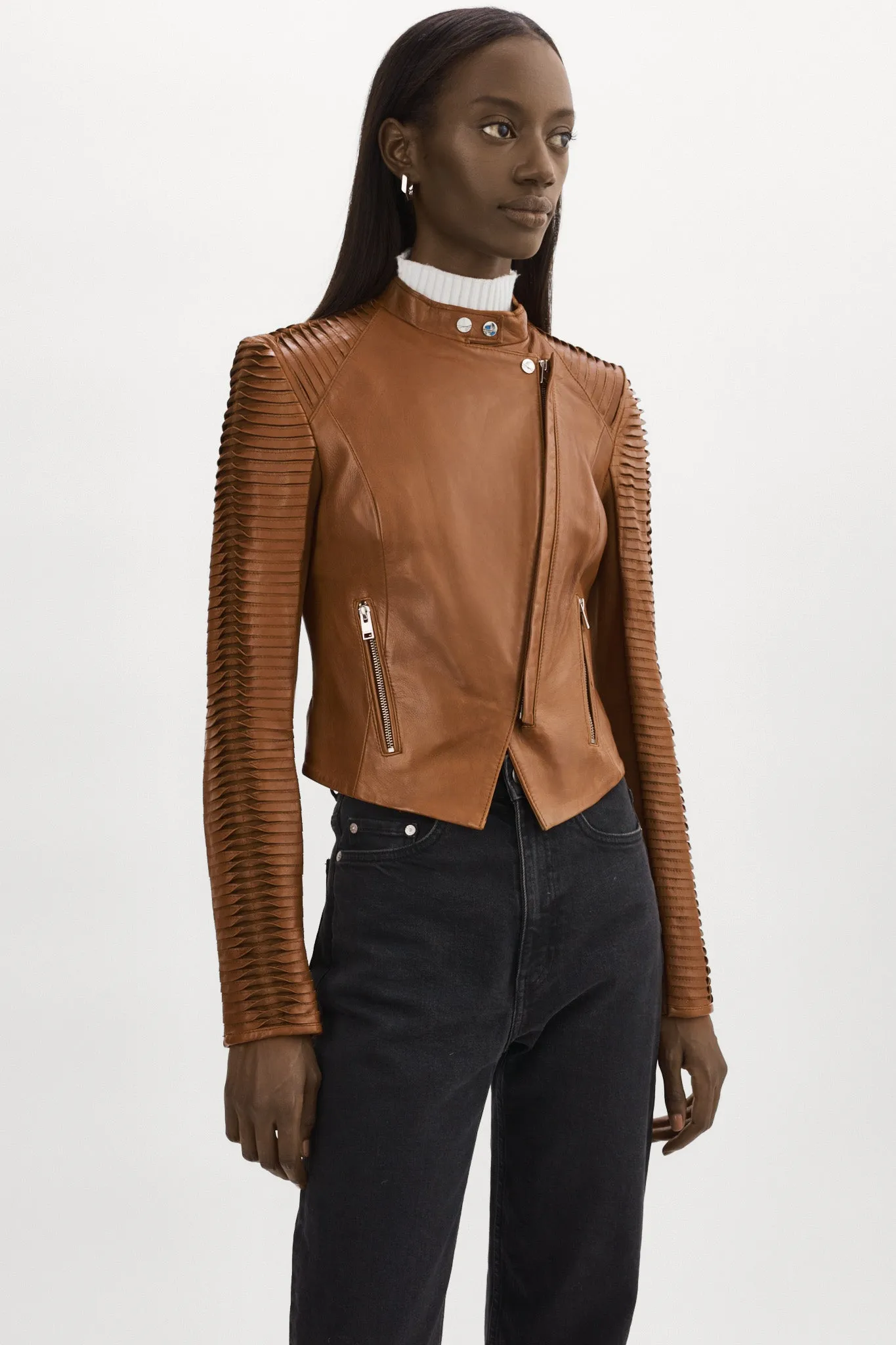 AZRA | Leather Jacket sold by LAMARQUE product image thumbnail 3