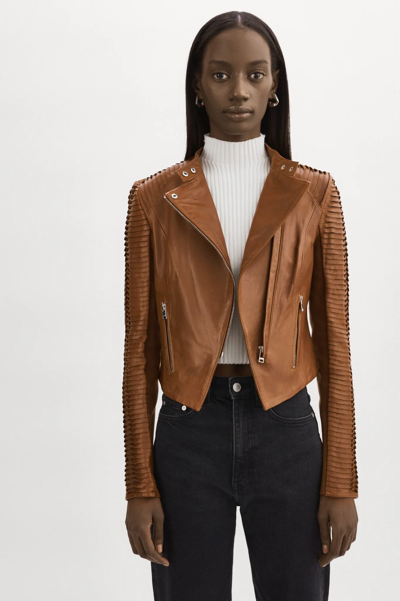 AZRA | Leather Jacket sold by LAMARQUE product image thumbnail 2