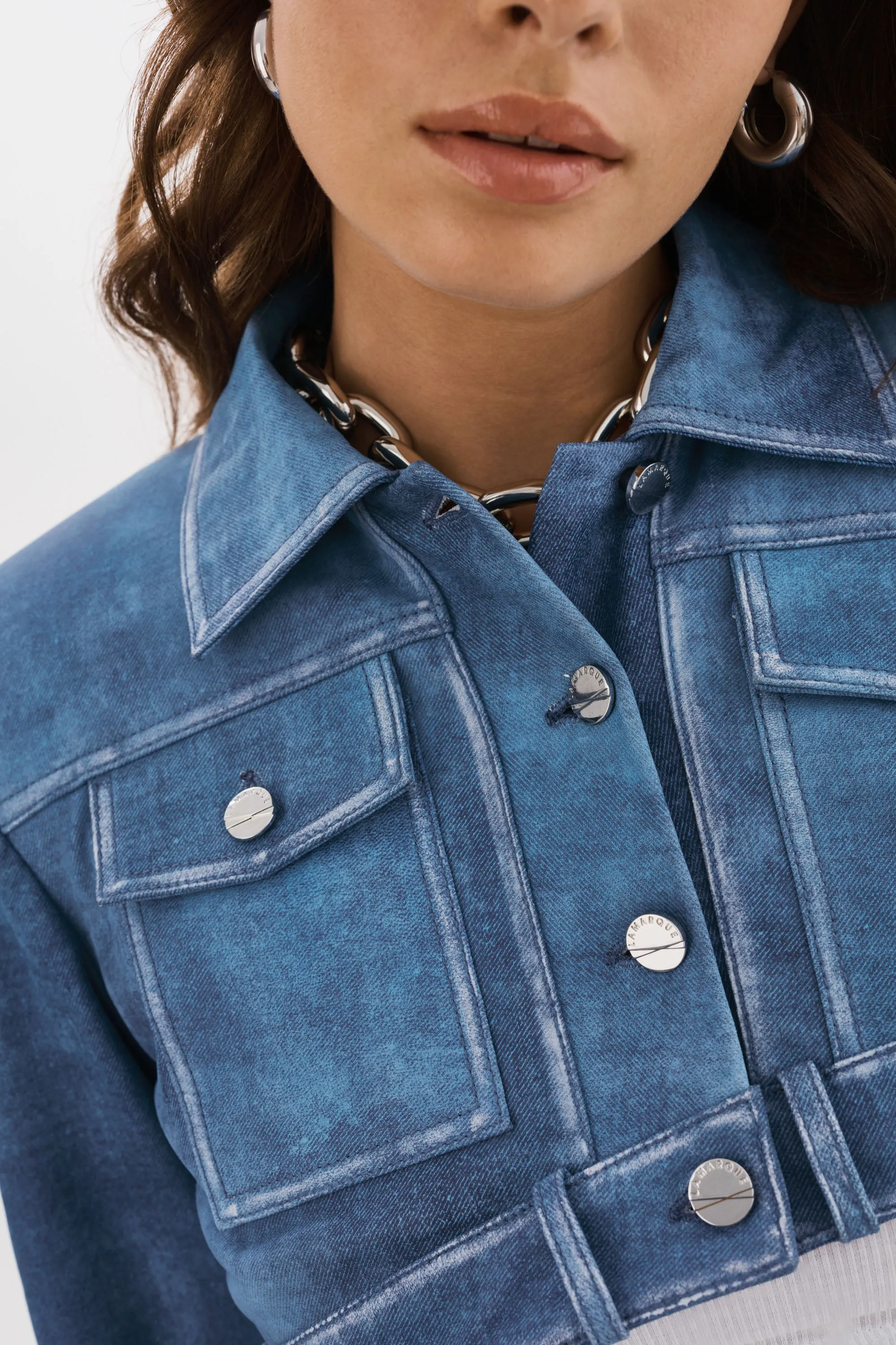 XANDY | Cropped Leather Jacket sold by LAMARQUE product image thumbnail 4