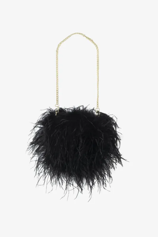 TIARI | Feather Clutch Bag made by LAMARQUE