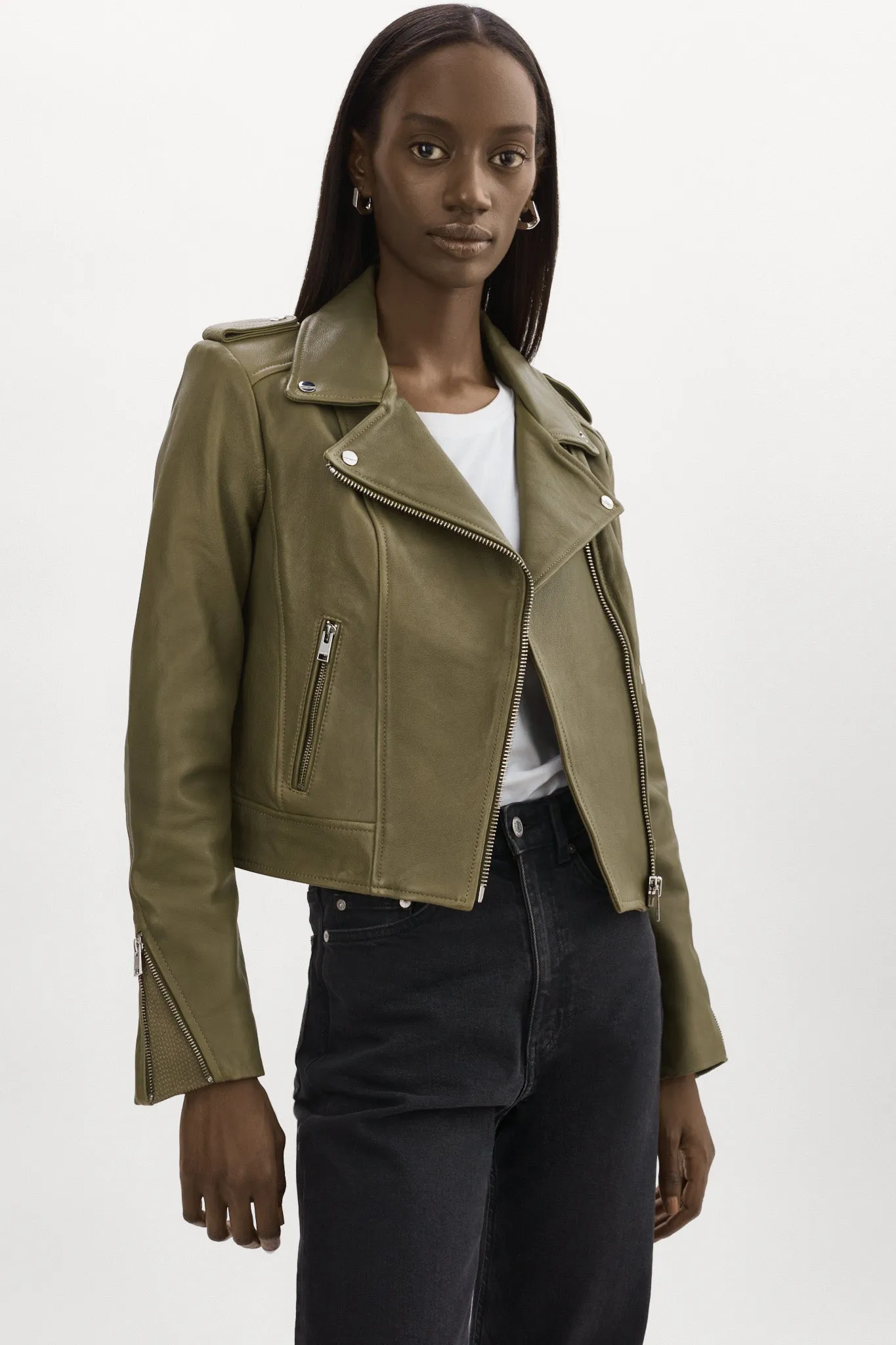 DONNA | Iconic Leather Biker Jacket sold by La Marque