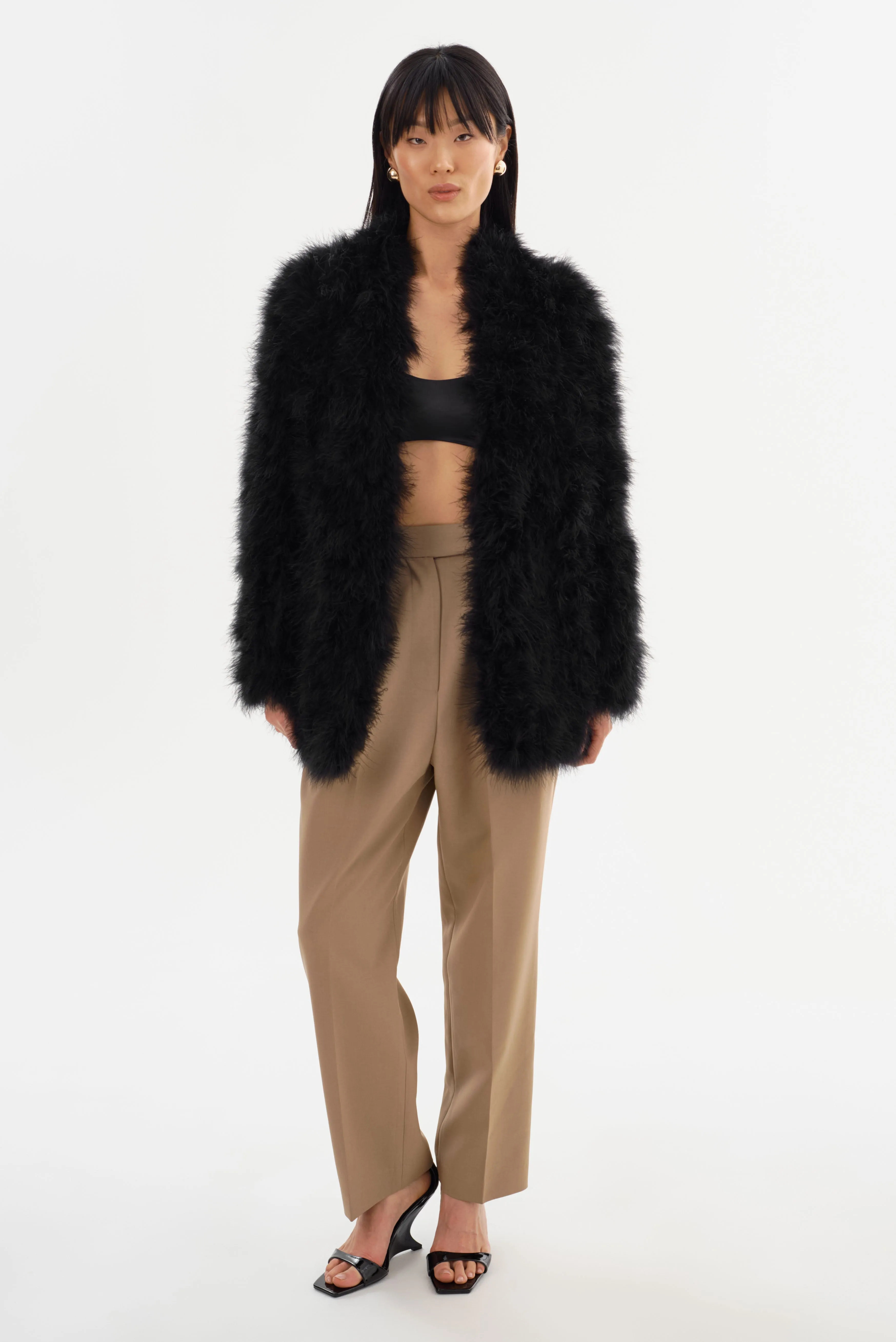 RABEA | Feather Coat sold by La Marque product image thumbnail 3