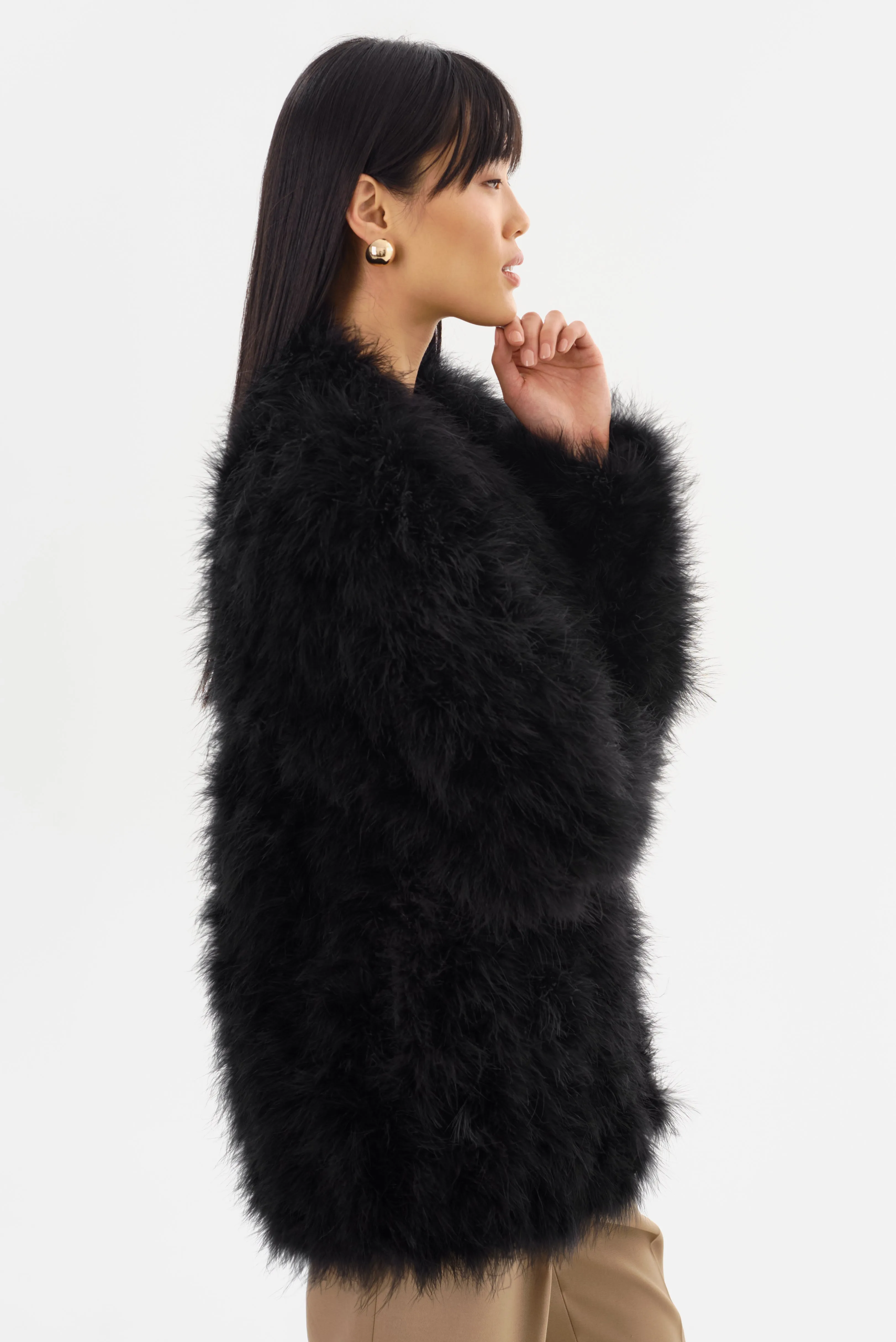 RABEA | Feather Coat sold by La Marque product image thumbnail 4