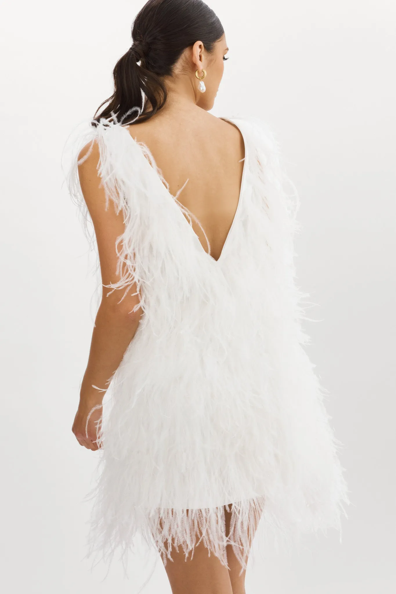 ALENA | Feather Dress sold by La Marque product image thumbnail 5