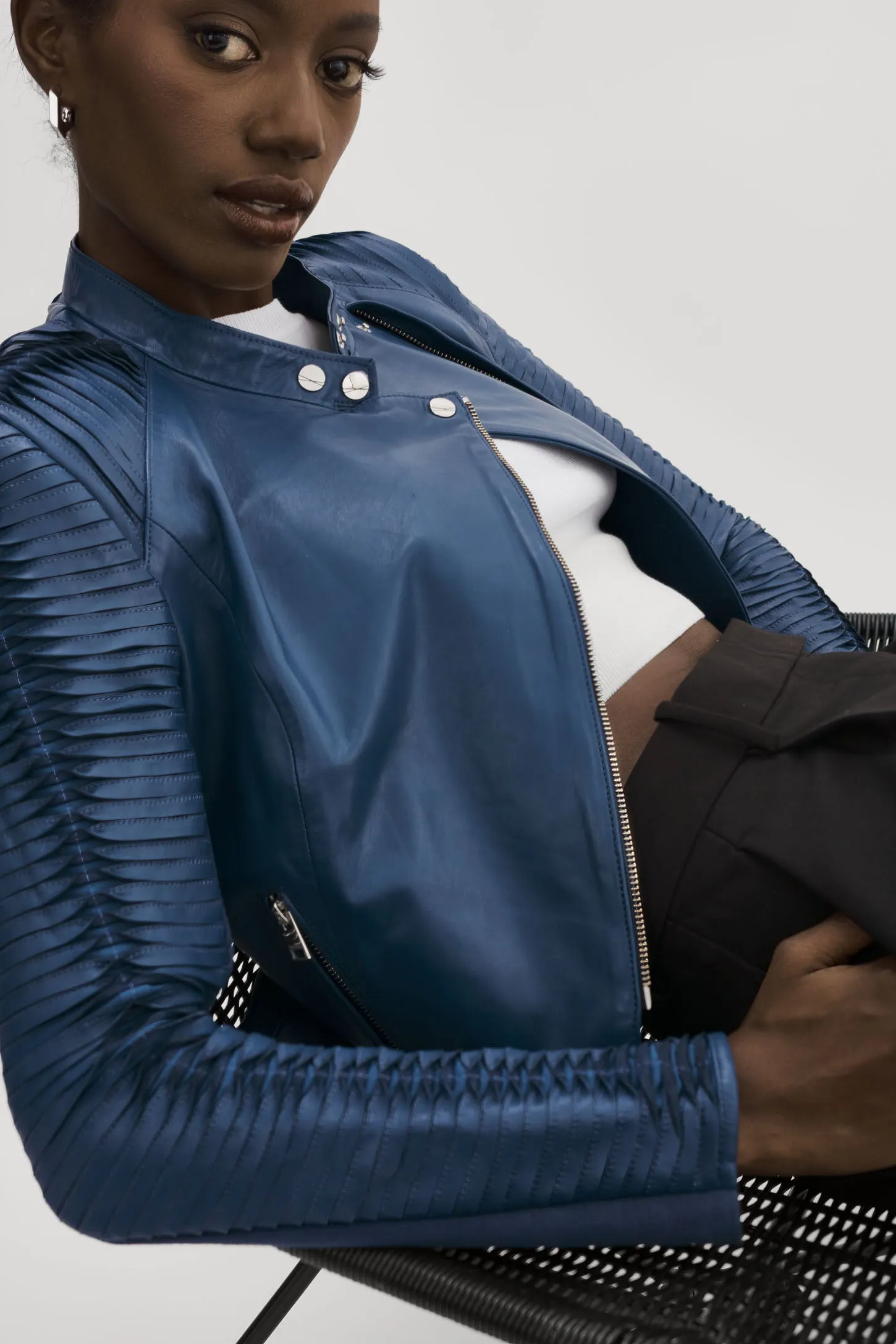 AZRA | Leather Jacket sold by La Marque product image thumbnail 2