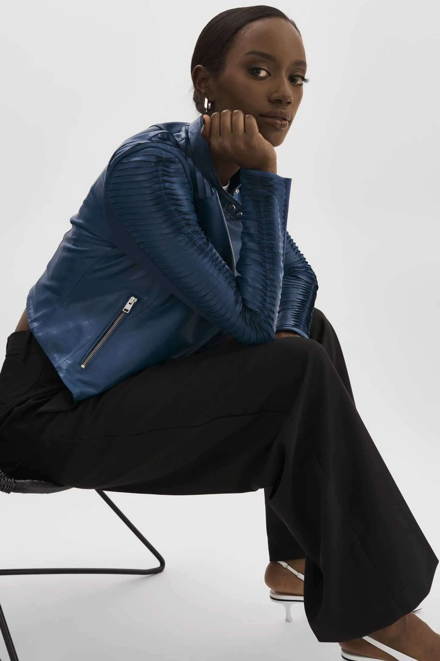 AZRA | Leather Jacket sold by La Marque product image thumbnail 3