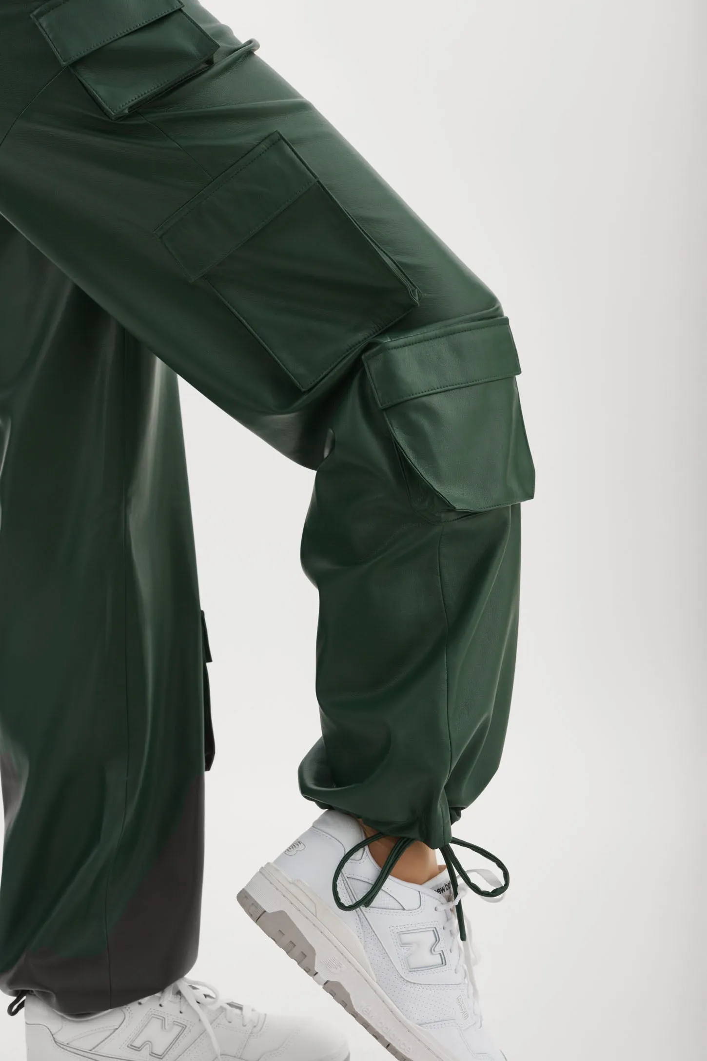 BOBBI | Faux Leather Cargo Pants sold by La Marque product image thumbnail 3