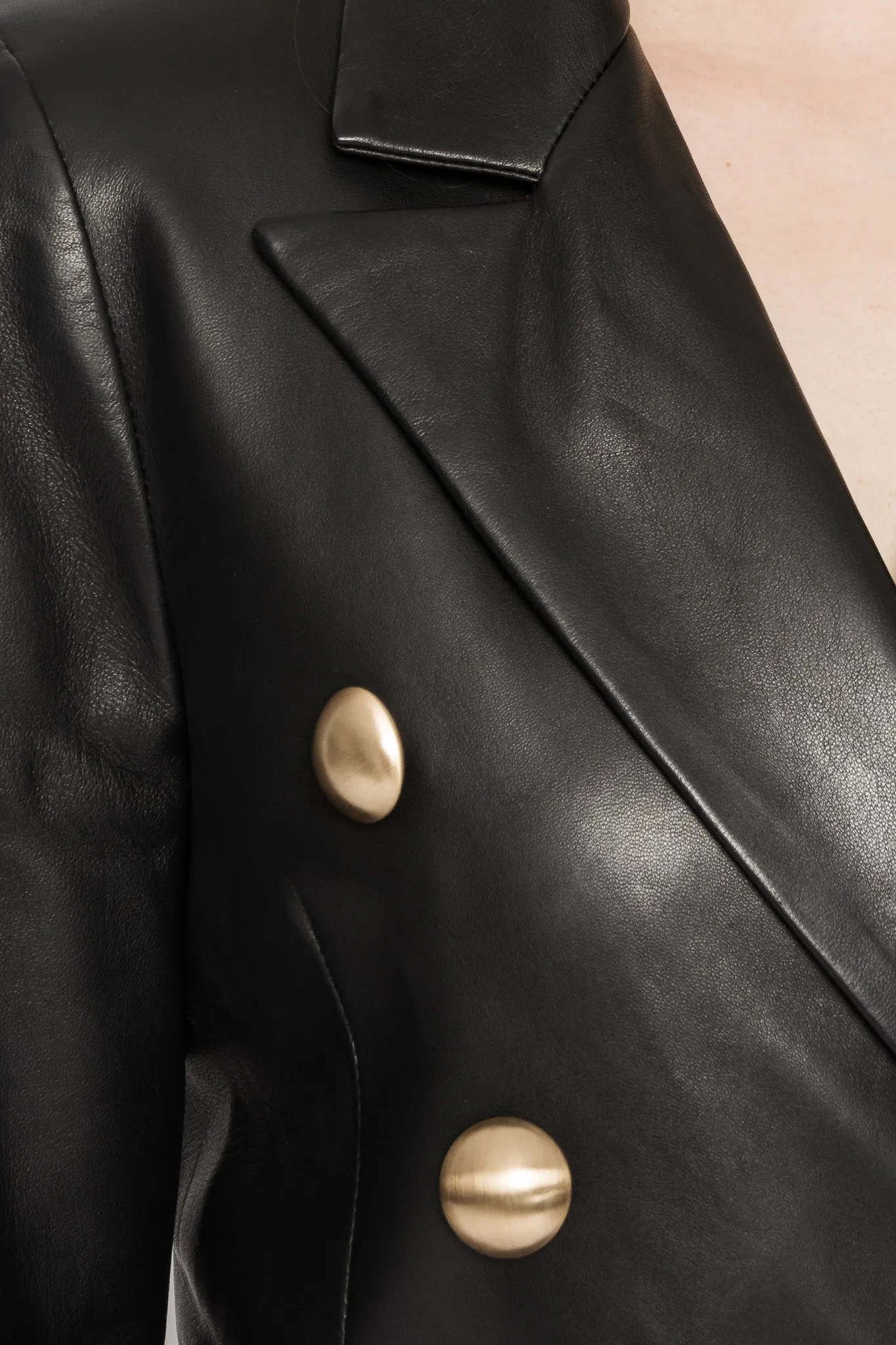 CATHERINE Double Breasted Leather Blazer sold by LAMARQUE product image thumbnail 5