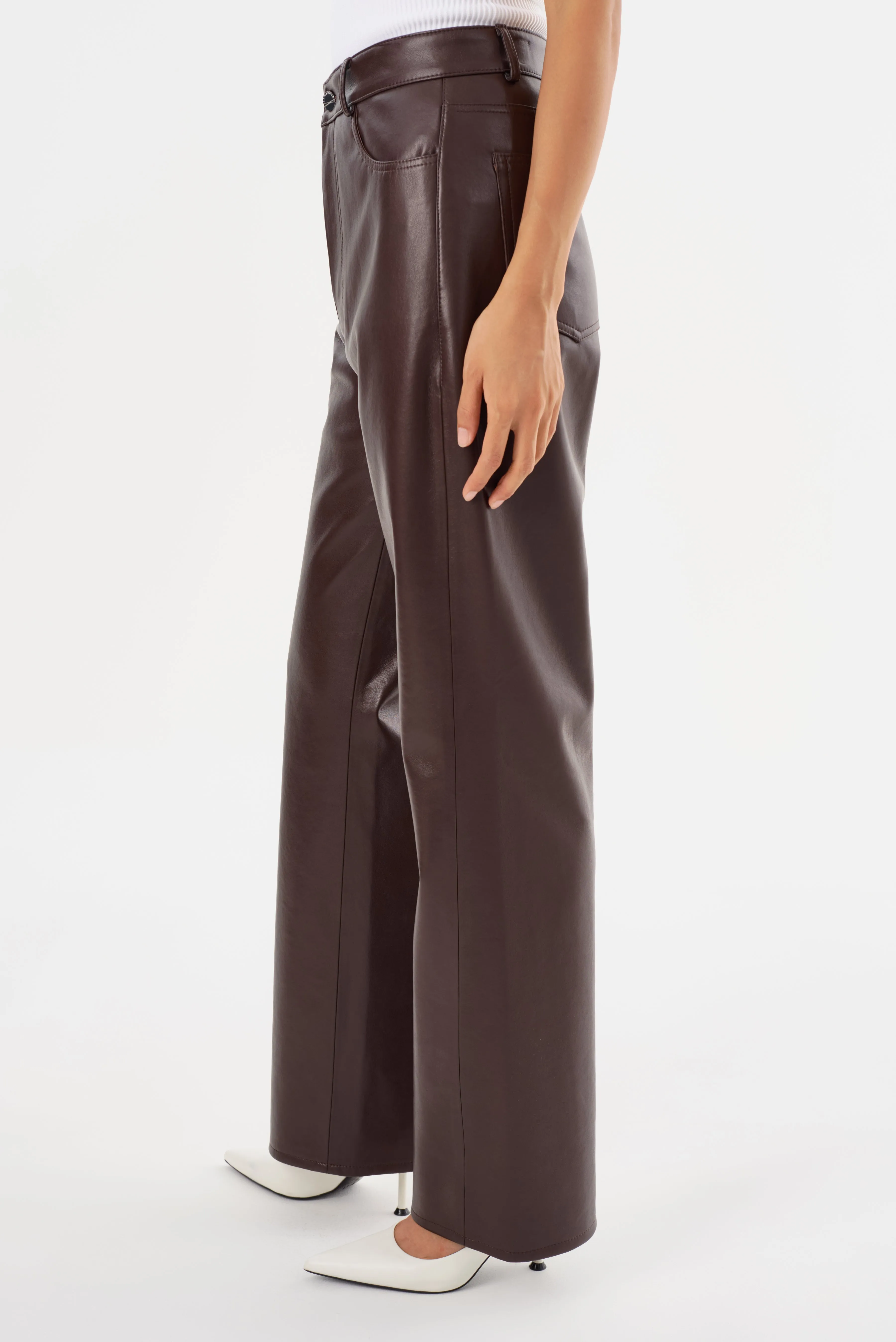 DEMORA | Recycled Leather Pants sold by LAMARQUE product image thumbnail 4