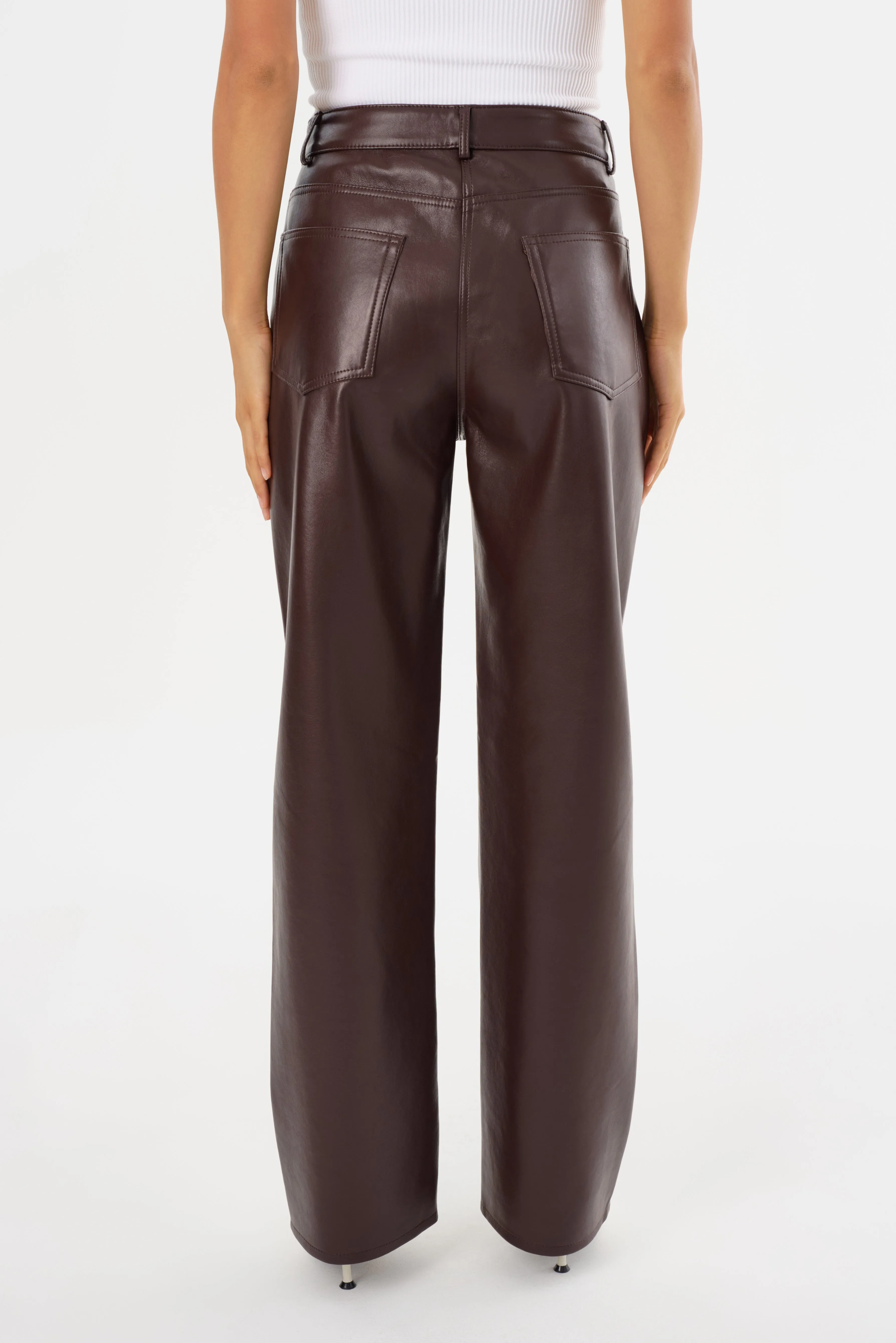 DEMORA | Recycled Leather Pants sold by LAMARQUE product image thumbnail 5