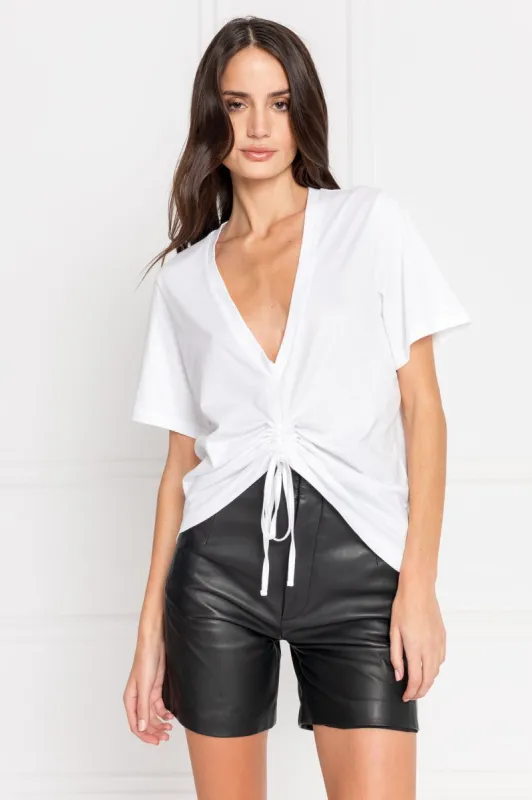 ENYA Ruched Tee sold by La Marque