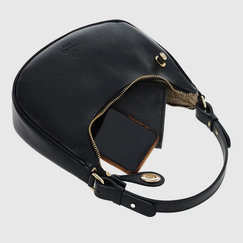 Amara Leather Clutch with Shoulder Strap sold by I Medici product image thumbnail 4
