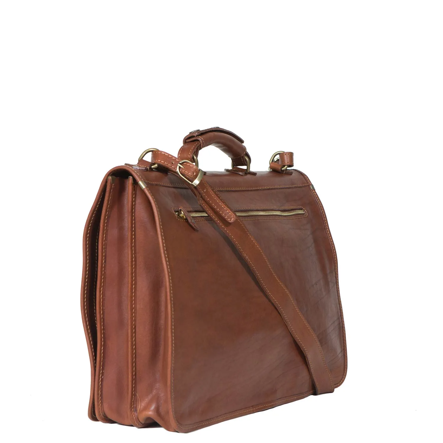 Cartella Nottolini Italian Leather Large Briefcase sold by I Medici product image thumbnail 4