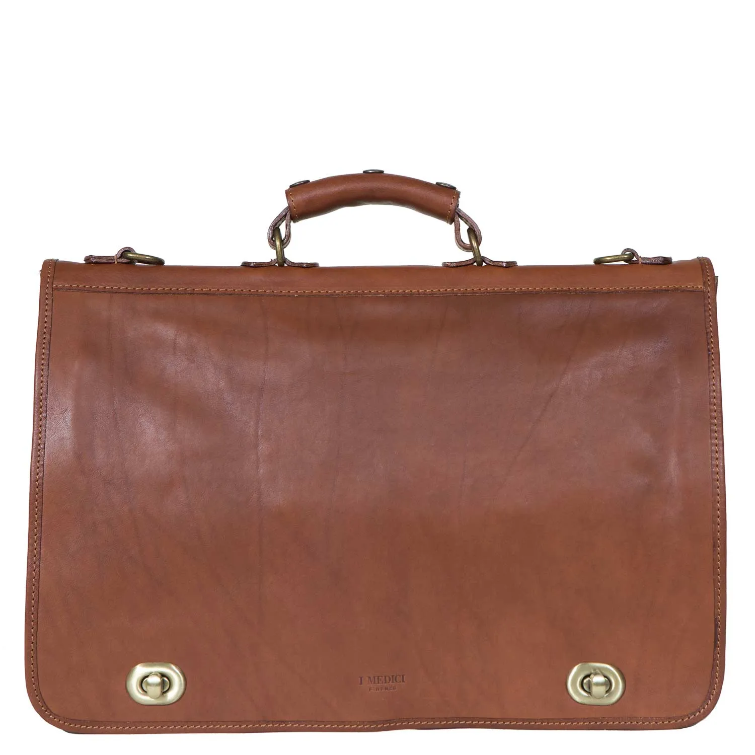 Cartella Nottolini Italian Leather Large Briefcase sold by I Medici