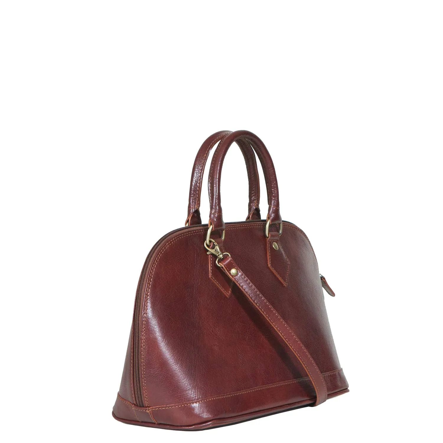 The Size and Style Italian Leather Handbag sold by I Medici product image thumbnail 4