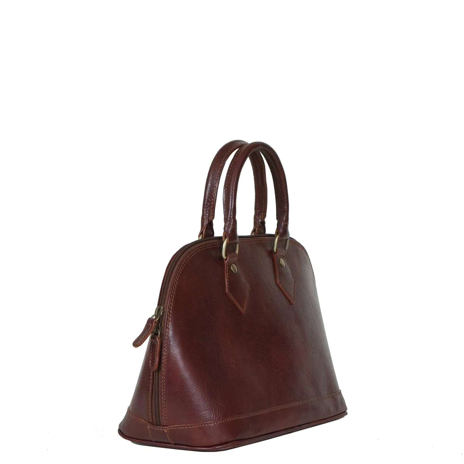 The Size and Style Italian Leather Handbag sold by I Medici product image thumbnail 3