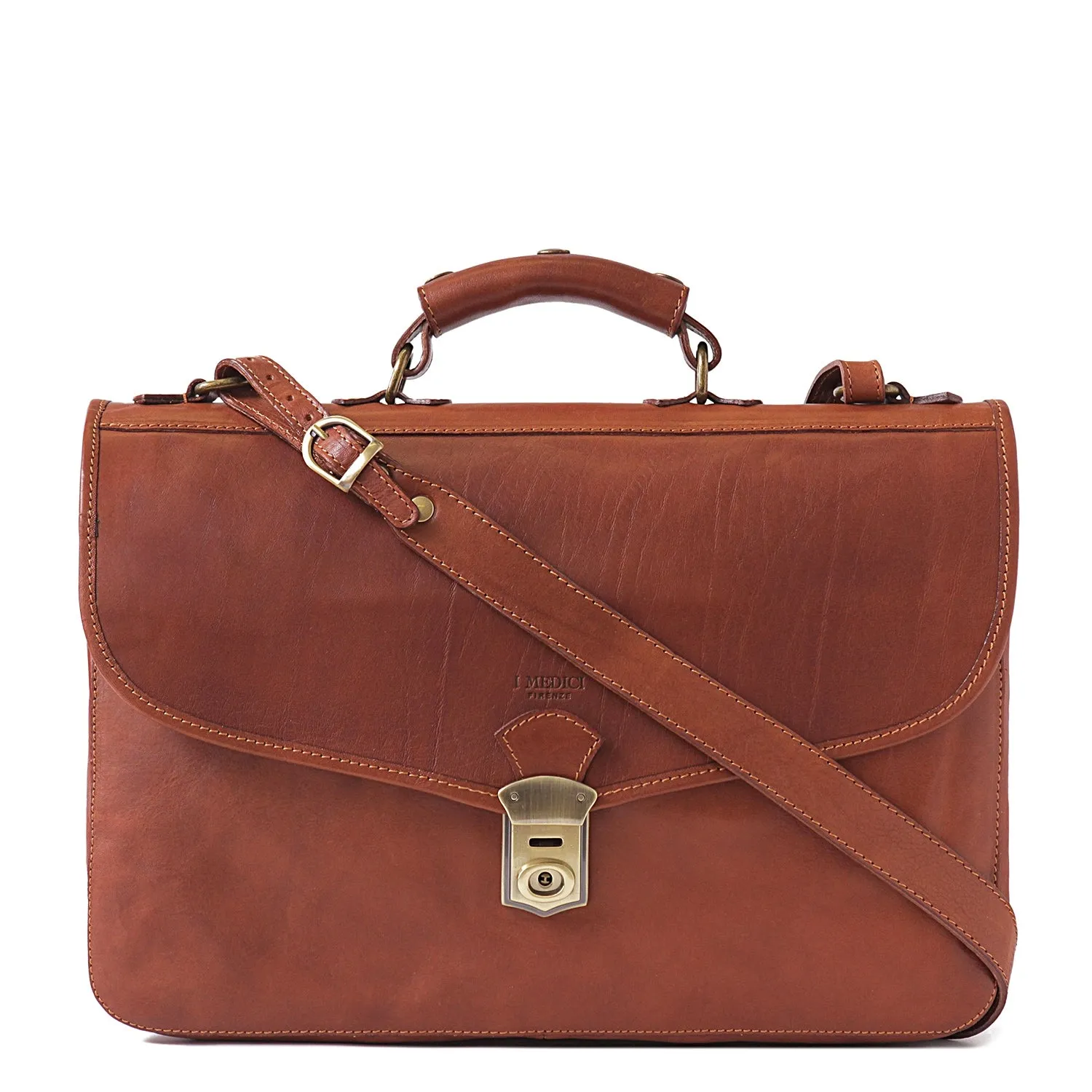 Scafaftti Triple Gusset Briefcase sold by I Medici product image thumbnail 3