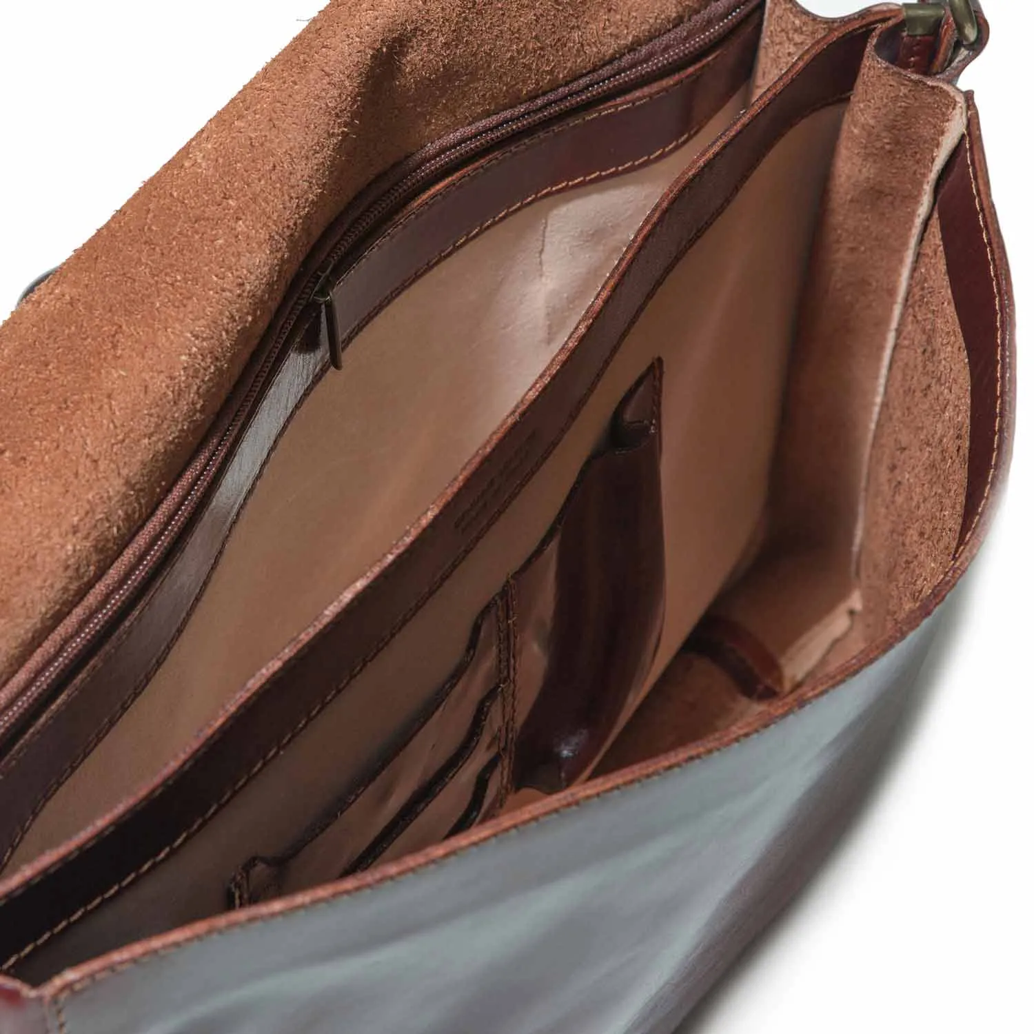 Postina Leather Messenger Bag sold by I Medici product image thumbnail 2