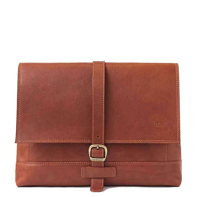 Pesaro Expandable Messenger Bag made by I Medici