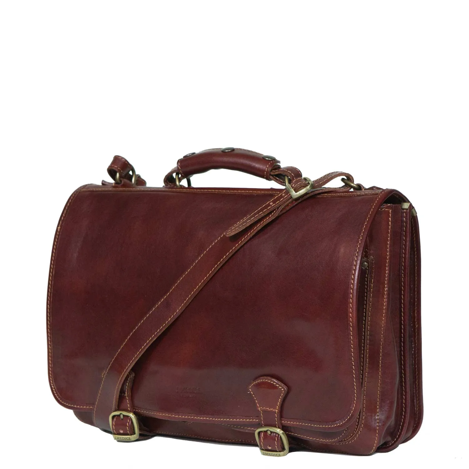 Perfect Ordine Italian Leather Briefcase sold by I Medici product image thumbnail 3