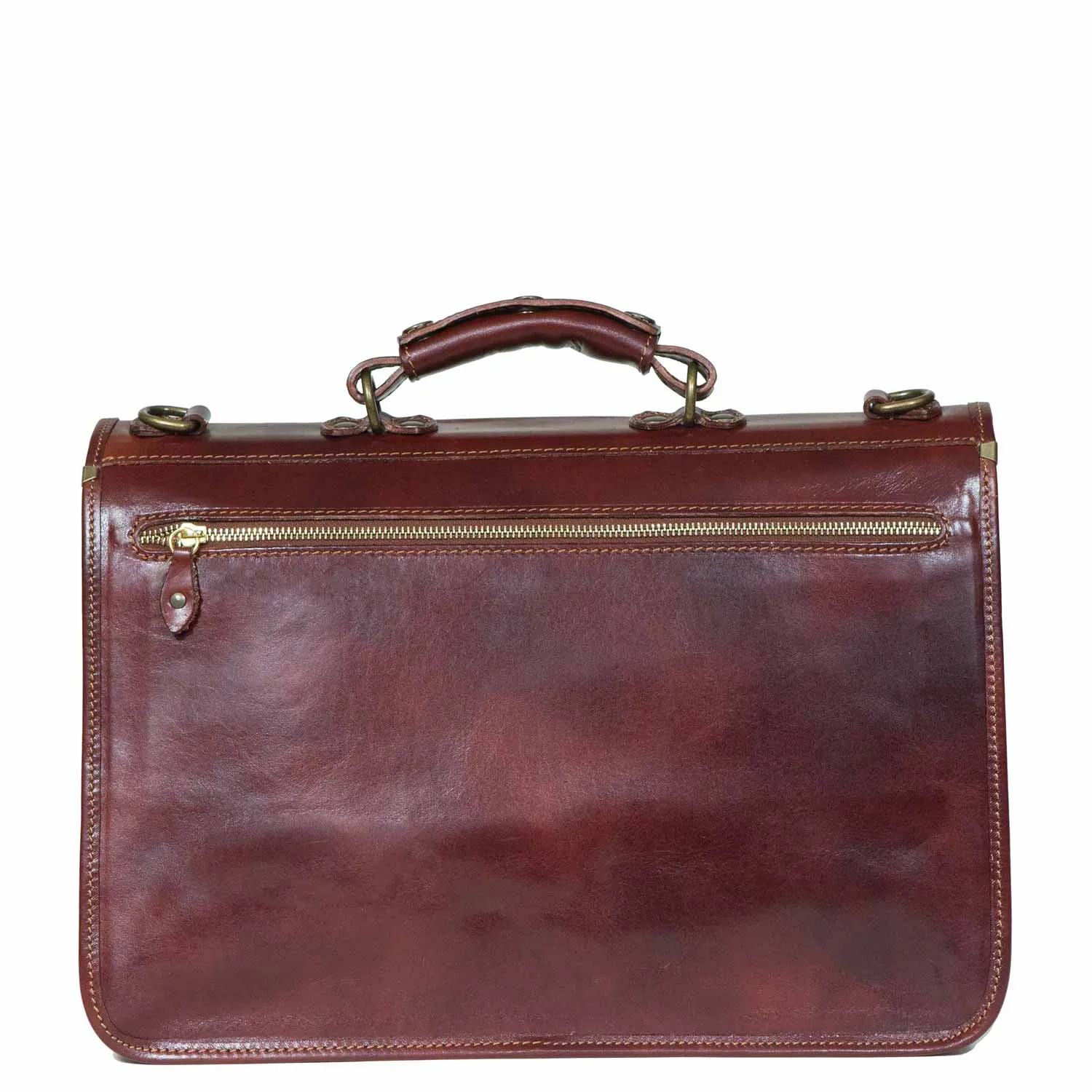 Perfect Ordine Italian Leather Briefcase sold by I Medici product image thumbnail 4
