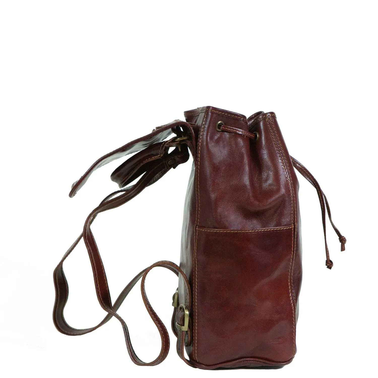 Italian Leather Backpack sold by I Medici product image thumbnail 4