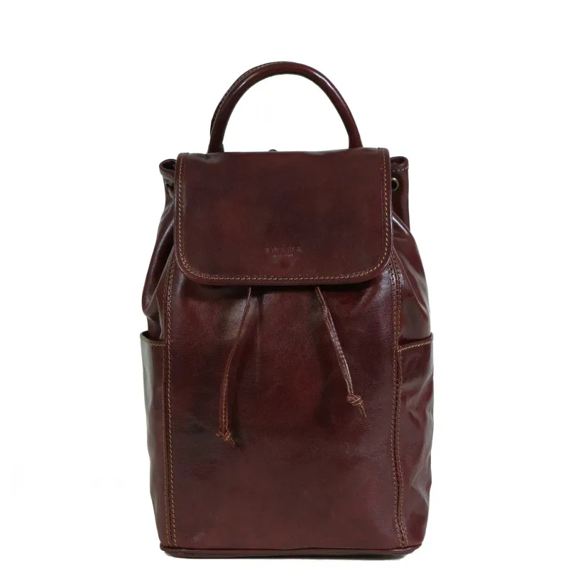 Italian Leather Backpack made by I Medici