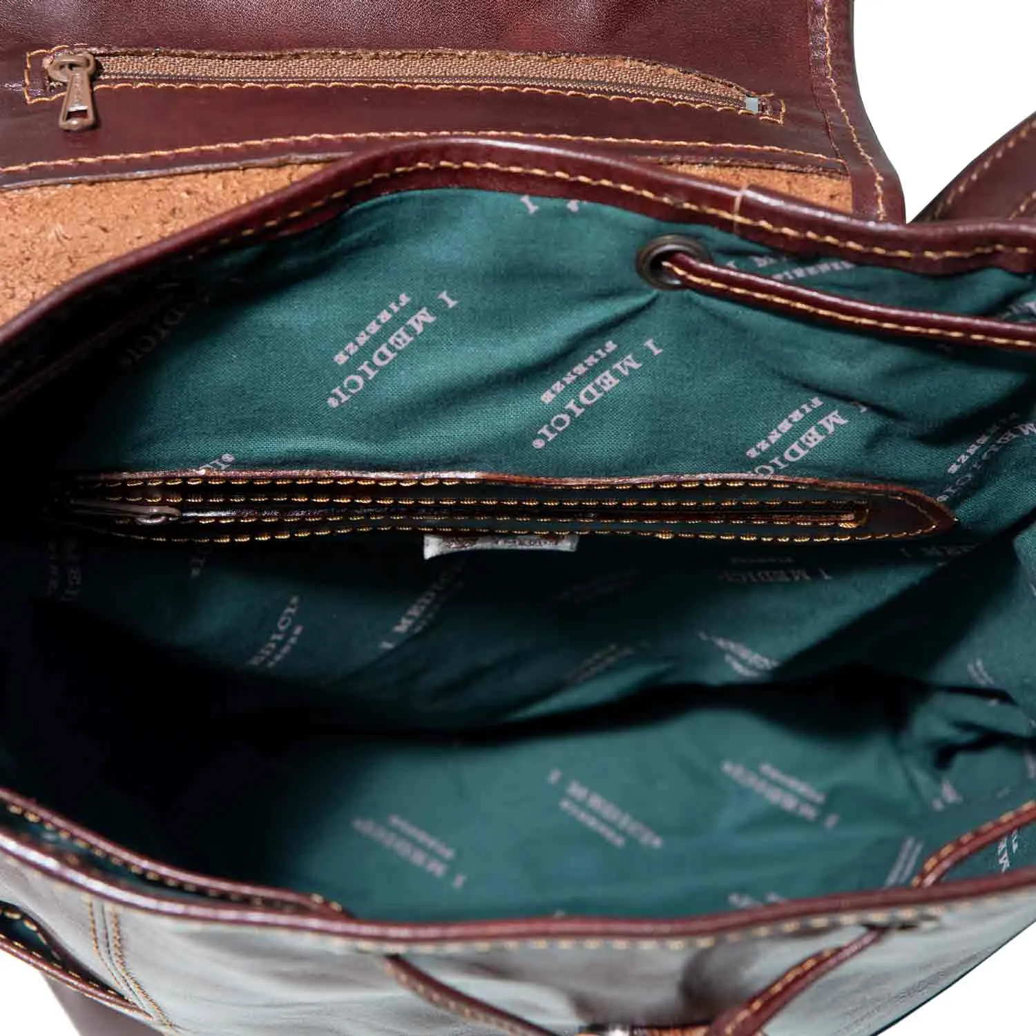 Italian Leather Backpack sold by I Medici product image thumbnail 2