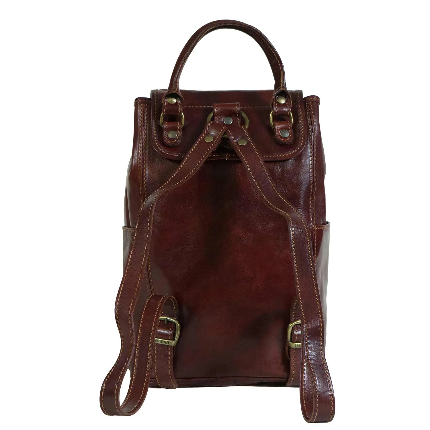 Italian Leather Backpack sold by I Medici product image thumbnail 3