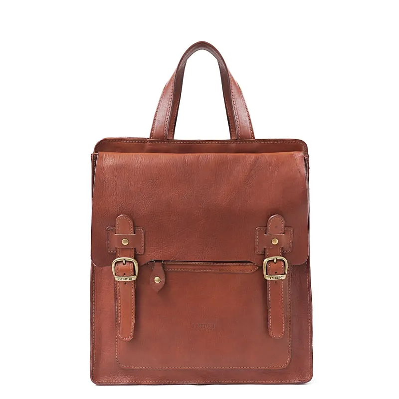 Treviso Vertical Backpack Briefcase made by I Medici