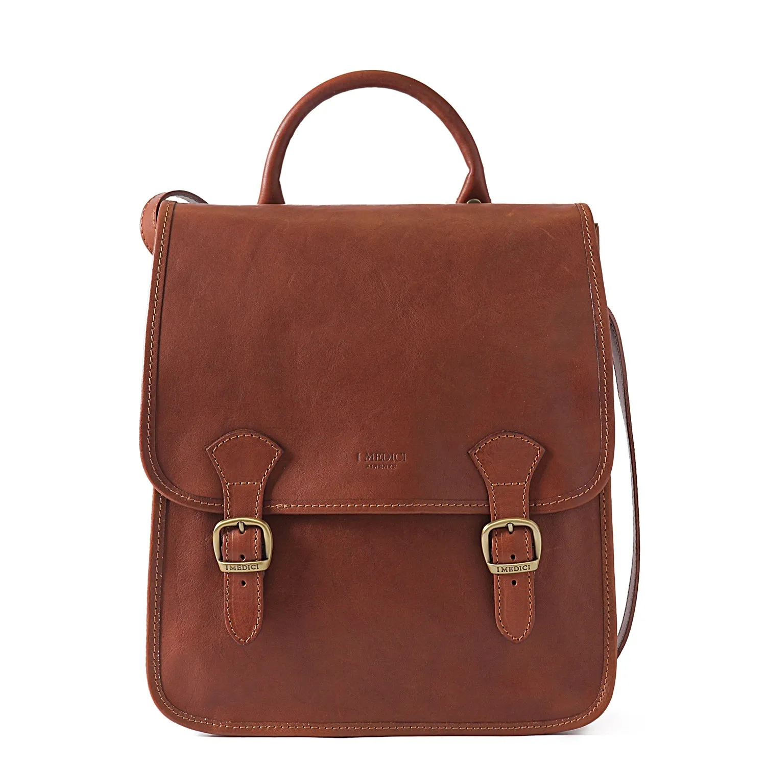 Gela Vertical Briefcase Messenger Bag sold by I Medici
