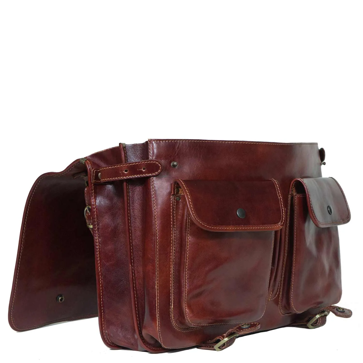 Cartellone Indy Leather Briefcase Laptop Case sold by I Medici product image thumbnail 4