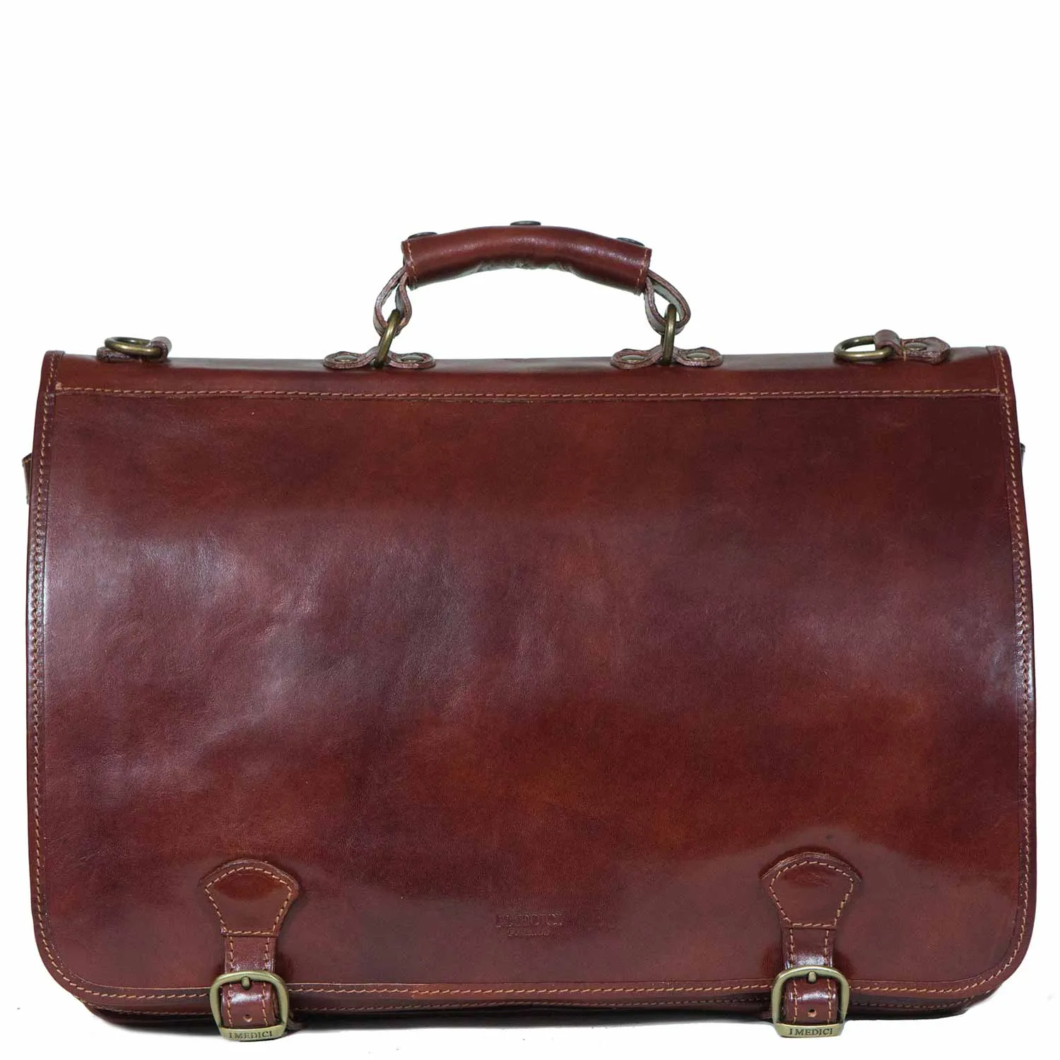 Cartellone Indy Leather Briefcase Laptop Case sold by I Medici