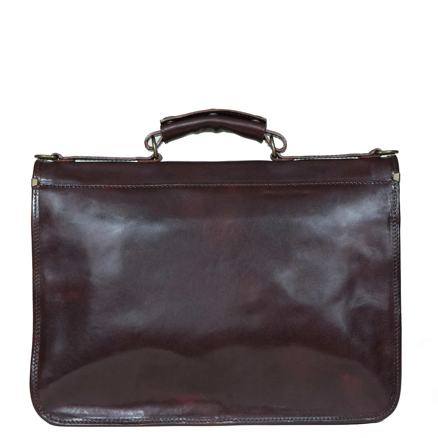 Cartella Scoula Italian Leather Briefcase sold by I Medici product image thumbnail 5