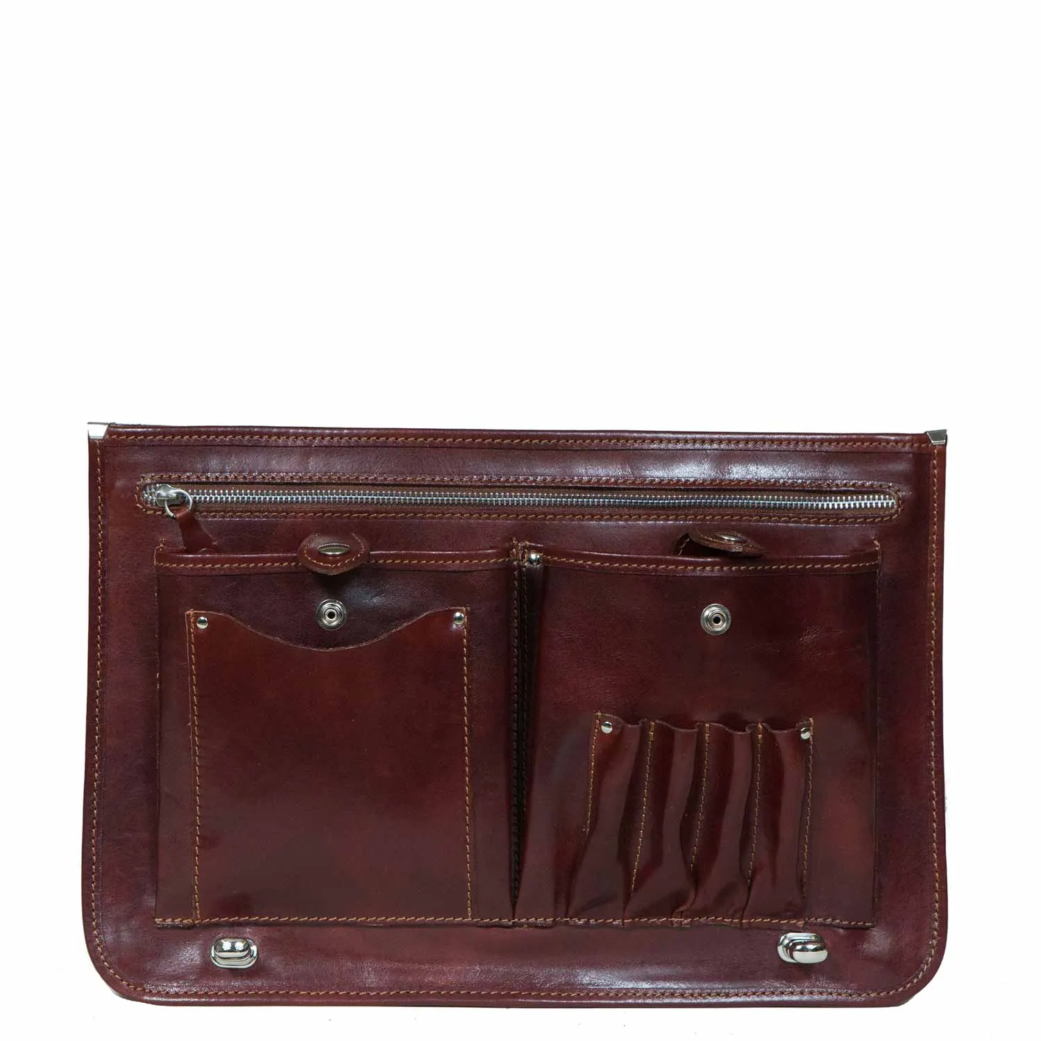 Cartella Nottolini Italian Leather Small Briefcase sold by I Medici product image thumbnail 2