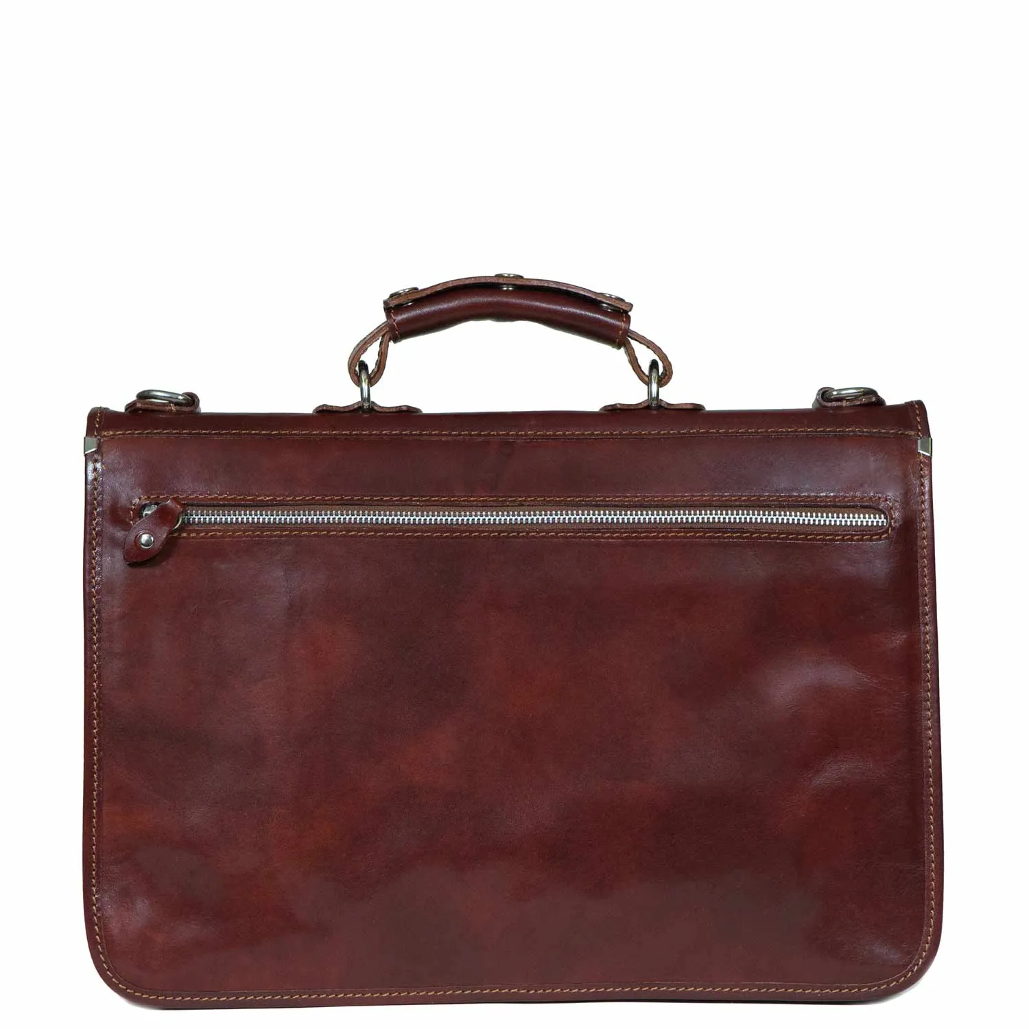 Cartella Nottolini Italian Leather Small Briefcase sold by I Medici product image thumbnail 5