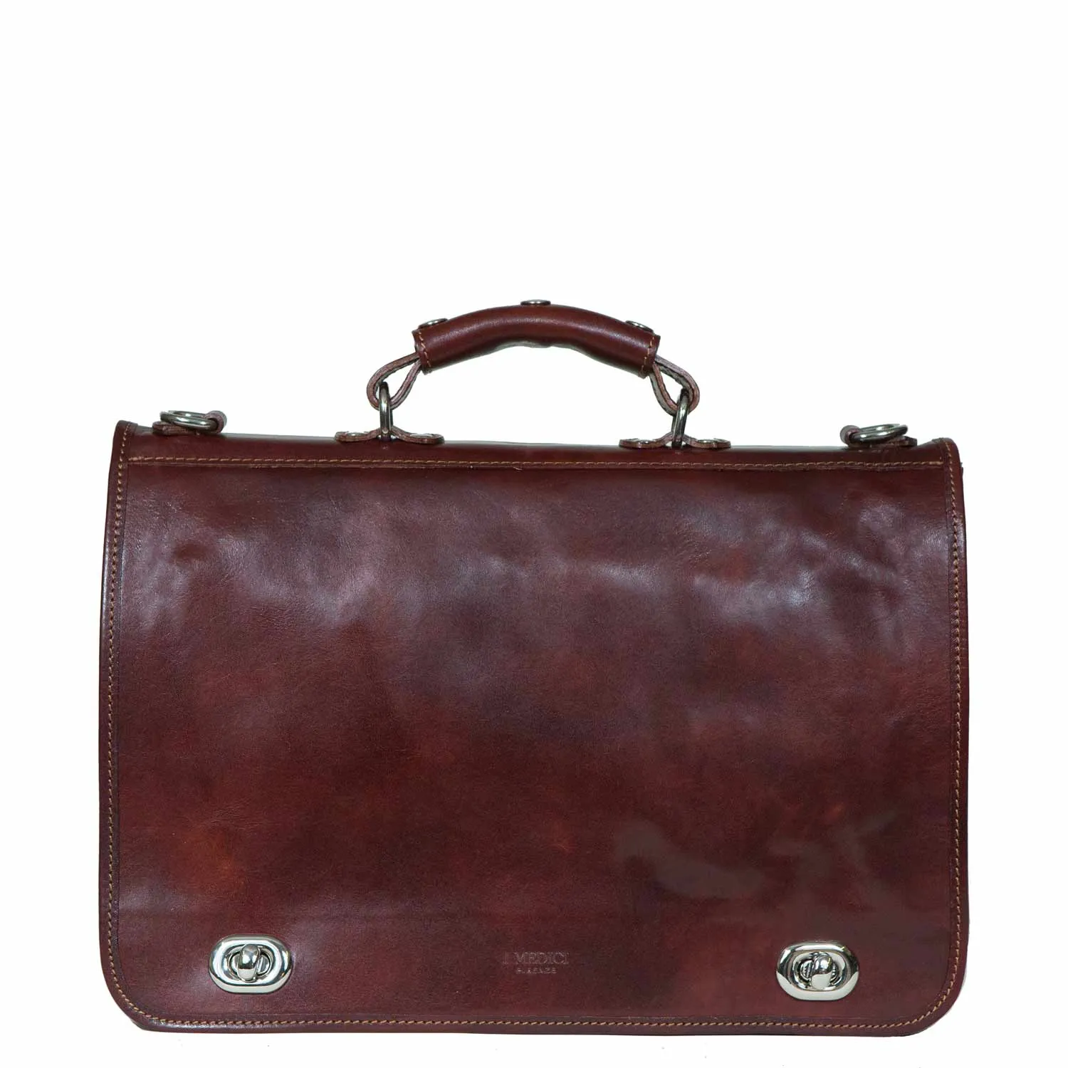 Cartella Nottolini Italian Leather Small Briefcase sold by I Medici
